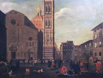 Die Pest in Florenz im Jahr 1630